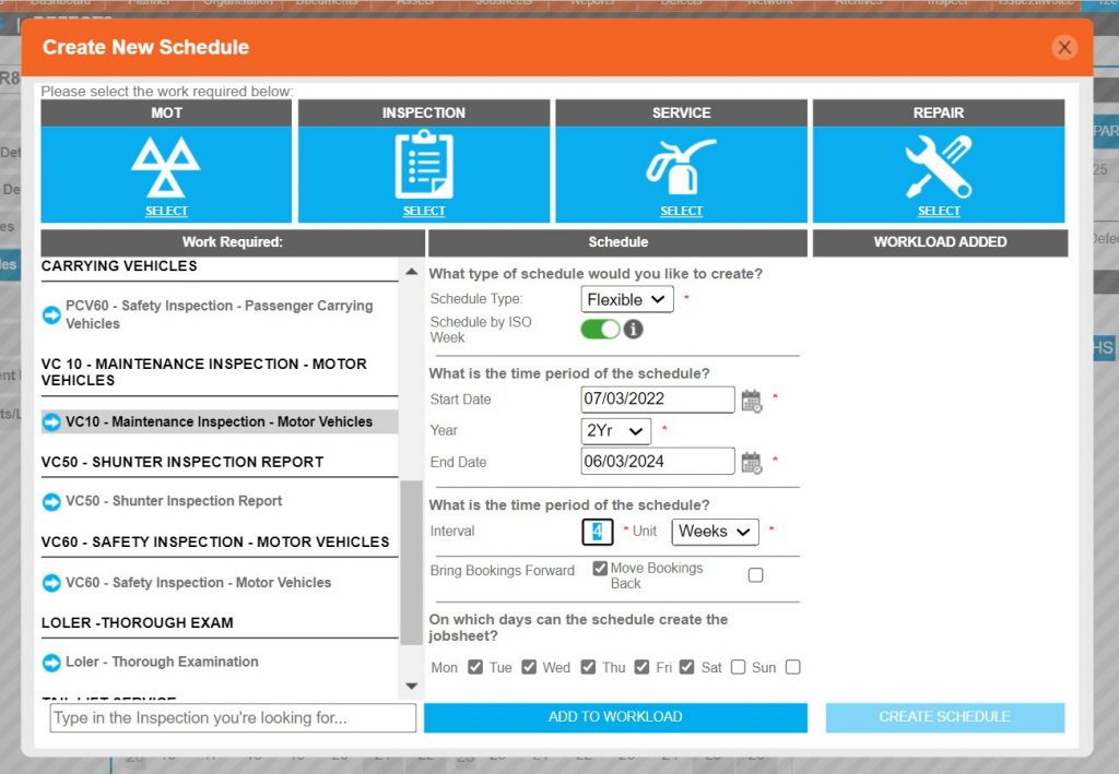 Step 11 – The interval period is a free text field and should reflect the actual interval of the asset.