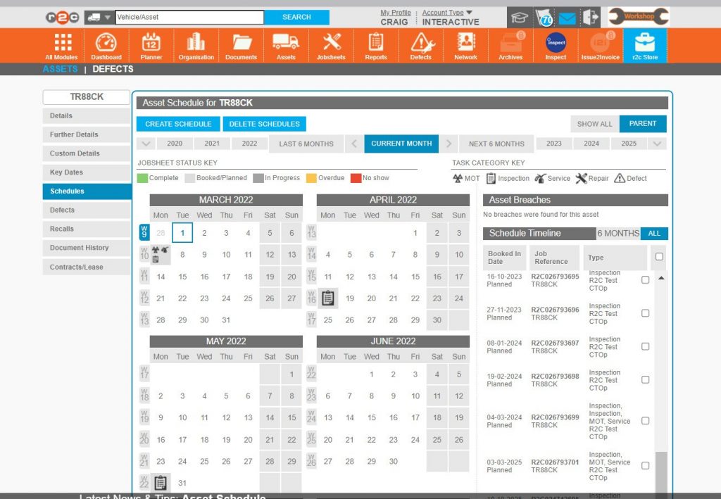Step 31 – The schedule can be viewed via the schedule planner or in a list view in the Schedule Timeline.