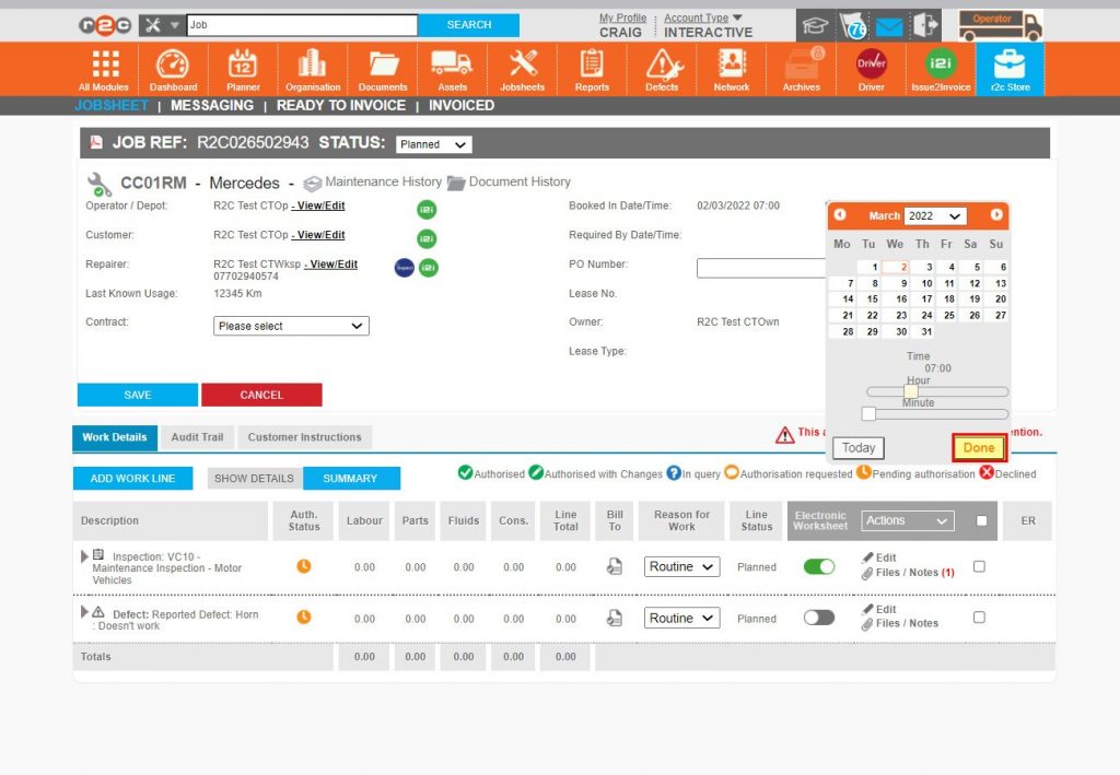 Step 3 – After selecting the new date and time, click ‘Done’.
