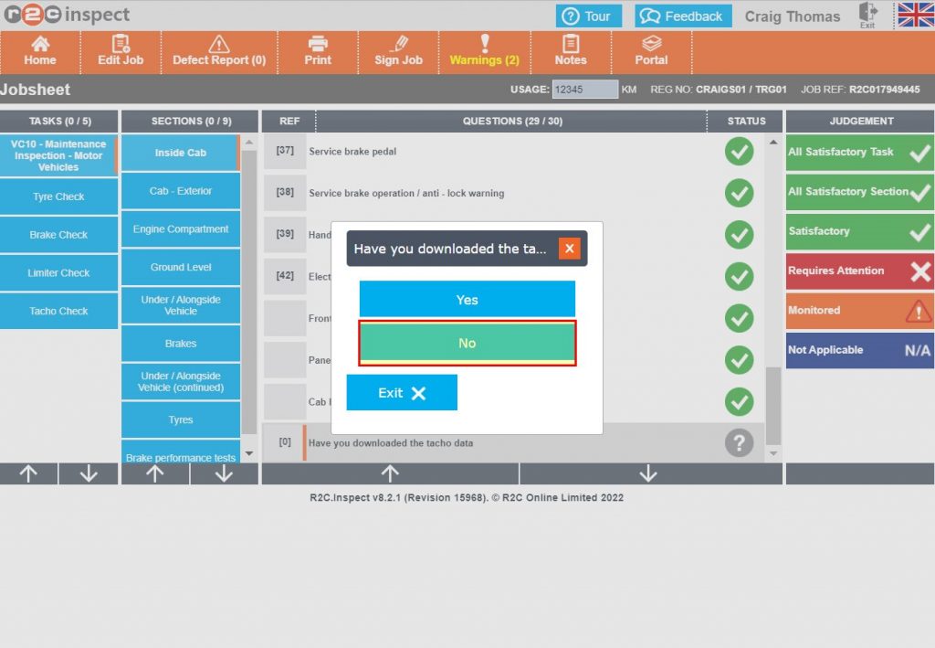 Step 6 – The second part of the question can now be answered in accordance with the actions taken.