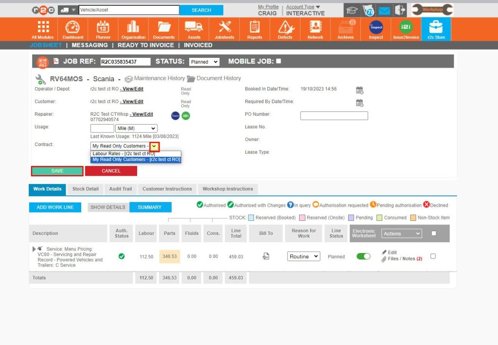 Step 13 - If more than one agreement exists for the same customer, then you will need to choose which agreement to use