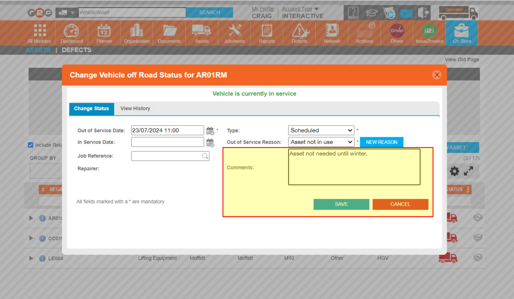 5. Click Save to complete the process